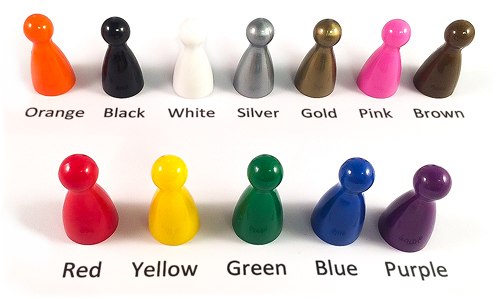 Plastics for Games Colored Plastic Boardgame Components