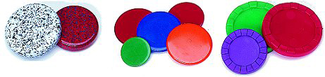 Plastic Counters for Board Games.