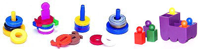 Plastic Posts and Rings for Board Games